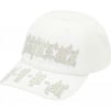 Supreme Leather Appliqué 6-Panel (SS25) - White
