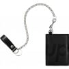 Supreme Leather Chain Wallet (SS25) - Black