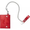 Supreme Leather Chain Wallet (SS25) - Red