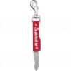 Supreme Leather Clip Knife (SS25) - Red