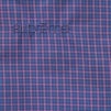 Supreme Leather Collar Utility Jacket (SS25) - Blue Plaid