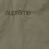 Supreme Leather Collar Utility Jacket (SS25) - Olive
