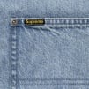 Supreme Loose Fit S S Denim Painter Shirt (SS25) - Washed Indigo