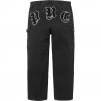 Supreme Old English Canvas Double Knee Painter Pant (SS25) - Black