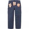 Supreme Old English Canvas Double Knee Painter Pant (SS25) - Navy