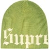 Supreme Old English Printed Beanie (SS25) - $40
