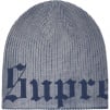 Supreme Old English Printed Beanie (SS25) - Slate