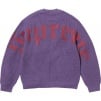 Supreme Old English Printed Sweater (SS25) - Purple
