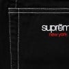 Supreme Paneled Stripe Baggy Jean (SS25) - Black