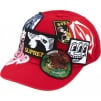Supreme Patches 6-Panel (SS25) - Red