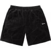 Supreme Patchwork Velour Short (SS25) - Black