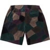 Supreme Patchwork Velour Short (SS25) - Dark Navy