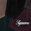 Supreme Patchwork Velour Short (SS25) - Dark Navy