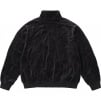 Supreme Patchwork Velour Track Jacket (SS25) - Black