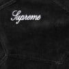 Supreme Patchwork Velour Track Jacket (SS25) - Black