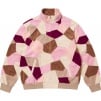 Supreme Patchwork Velour Track Jacket (SS25) - Tan