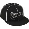 Supreme Piping Script Logo New Era (SS25) - Black