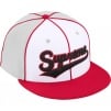 Supreme Piping Script Logo New Era (SS25) - Grey