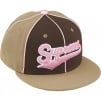 Supreme Piping Script Logo New Era (SS25) - Tan