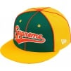 Supreme Piping Script Logo New Era (SS25) - Yellow
