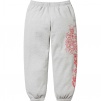 Supreme Pitbulls Embroidered Sweatpant (SS25) - Heather Grey