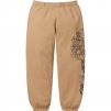 Supreme Pitbulls Embroidered Sweatpant (SS25) - Light Tan