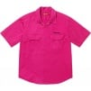 Supreme Rhinestone Pin Up S S Work Shirt (SS25) - Fuchsia