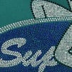 Supreme Rhinestone Pin Up S S Work Shirt (SS25) - Work Green