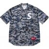 Supreme S Logo Baseball Henley (SS25) - Digi Camo