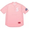 Supreme S Logo Baseball Henley (SS25) - Pink