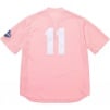 Supreme S Logo Baseball Henley (SS25) - Pink