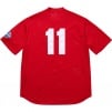 Supreme S Logo Baseball Henley (SS25) - Red