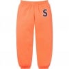 Supreme S Logo Sweatpant (SS25) - Light Orange