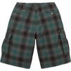 Supreme Shadow Plaid Cargo Short (SS25) - Green