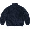 Supreme Shoulder Logo Fleece Jacket (SS25) - Navy
