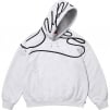 Supreme Shoulder Script Hooded Sweatshirt (SS25) - Ash Grey