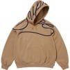 Supreme Shoulder Script Hooded Sweatshirt (SS25) - Light Tan