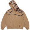 Supreme Shoulder Script Hooded Sweatshirt (SS25) - Light Tan
