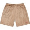 Supreme Small Box Baggy Mesh Short (SS25) - Tan