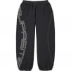 Supreme Spellout Embroidered Track Pant (SS25) - Black
