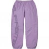Supreme Spellout Embroidered Track Pant (SS25) - Dusty Purple