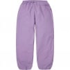 Supreme Spellout Embroidered Track Pant (SS25) - Dusty Purple