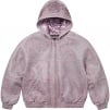 Supreme Studded Hooded Leather Jacket (SS25) - Lilac