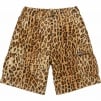 Supreme Supreme GOODENOUGH Crushed Rayon Pile Cargo Short (SS25) - Leopard