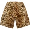 Supreme Supreme GOODENOUGH Crushed Rayon Pile Cargo Short (SS25) - Leopard