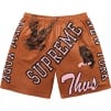 Supreme Varsity Mesh Short (SS25) - Rust