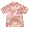 Supreme Washed Camo Polo (SS25) - Pink Camo