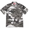 Supreme Washed Camo Polo (SS25) - Snow Camo