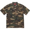 Supreme Washed Camo Polo (SS25) - Woodland Camo
