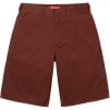 Supreme Work Short (SS25) - Mahogany